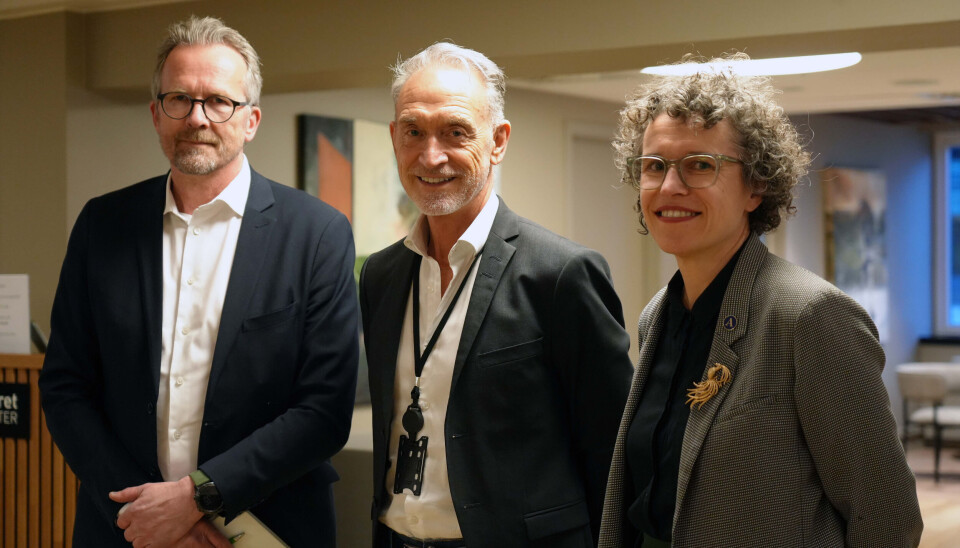 Enige partene i KS-oppgjøret: fra venstre Geir Røssvoll (Unio), Tor Arne Gangsø (KS) og Tone Leborg (Akademikerne). Partene i KS-oppgjøret: Geir Røssvoll (Unio), Tor Arne Gangsø (KS) og Tone Leborg (Akademikerne).