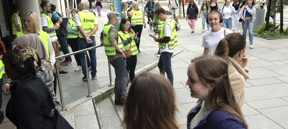 Får refs for streikestopp