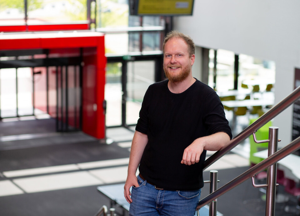 Lektor og doktor Tobias Staaby på Nordahl Grieg vgs. i Bergen.