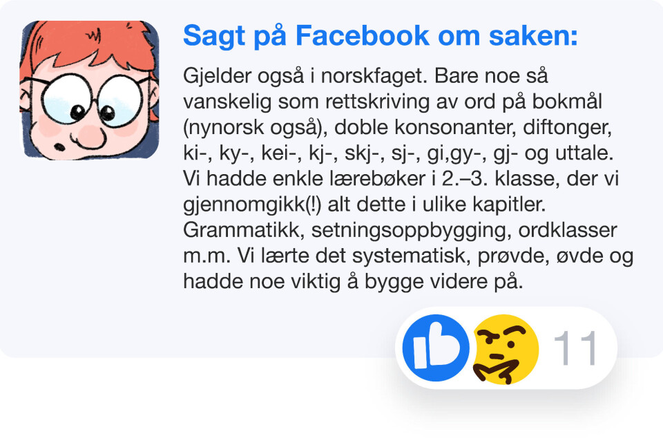 Kunnskapsmålene i læreplanen er få - og diffuse