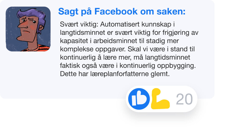Kunnskapsmålene i læreplanen er få - og diffuse